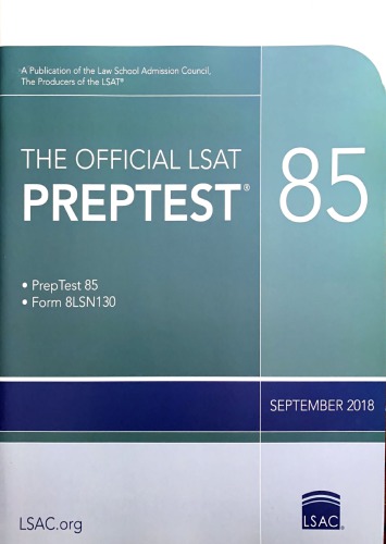 ﻿پیش آزمون LSAT (سپتامبر 2018) []
