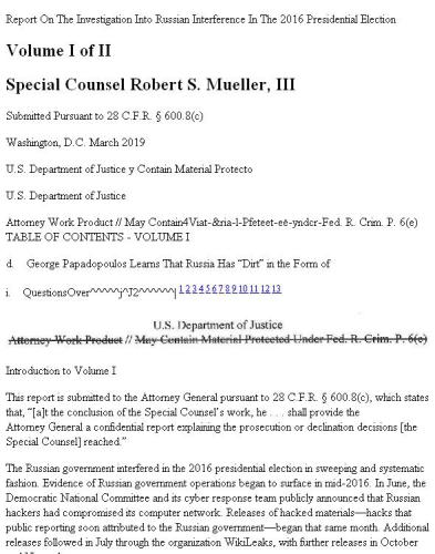 ﻿گزارش در مورد تحقیق در مورد دخالت روسیه در انتخابات ریاست جمهوری 2016 (تغییر شده) (تبدیل به epub)
