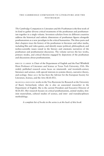 ﻿همنشین کمبریج برای ادبیات و پساانسان