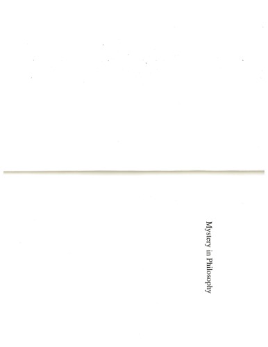 ﻿راز در فلسفه: فراخوانی شبه دیونیسیوس