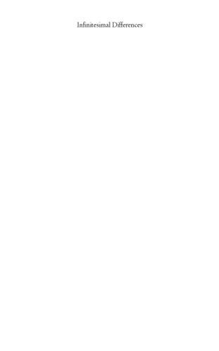 ﻿تفاوت های بی نهایت کوچک: مناقشات لایب نیتس و معاصرانش