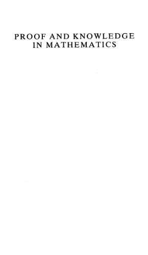 ﻿اثبات و دانش در ریاضیات