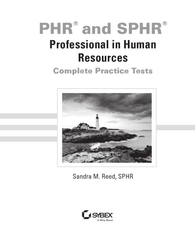 ﻿PHR و SPHR Professional in Human Resource Certification تست های عملی کامل: امتحانات 2018