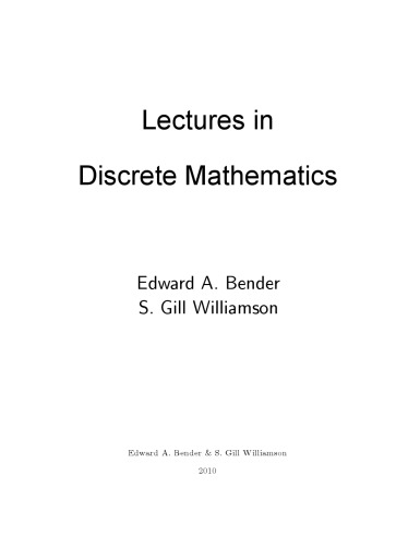 ﻿سخنرانی در ریاضیات گسسته