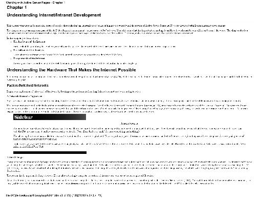 کار با صفحات سرور فعال