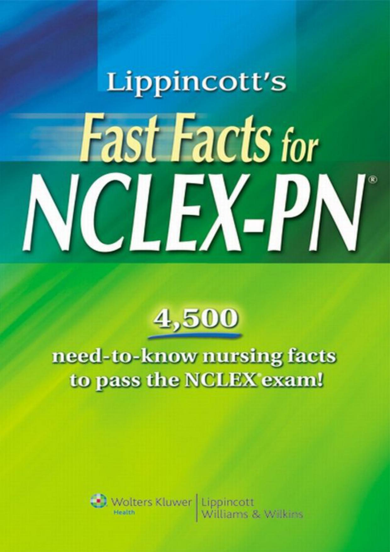 ﻿حقایق سریع لیپینکات برای NCLEX-PN