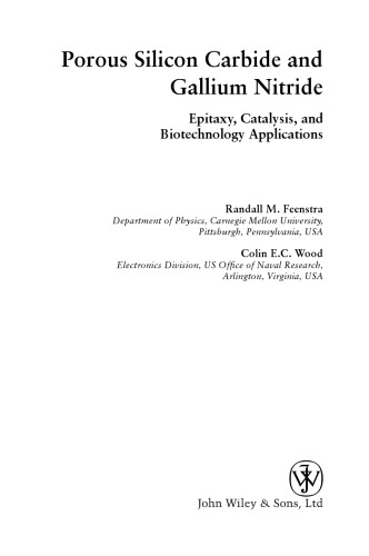 متخلخل سیلیکون کاربید و گالیم نیترید: اپیتاکسی ، کاتالیز و کاربردهای بیوتکنولوژی
