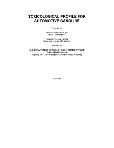 پروفایل های سمی - بنزین خودرو