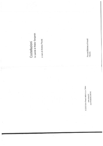 ﻿صورت های فلکی سخنان والتر بنیامین