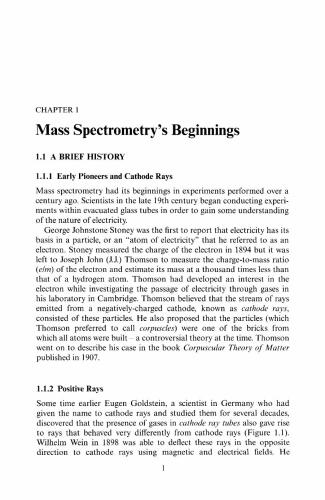 طیف سنجی جرمی. دوره مقدماتی