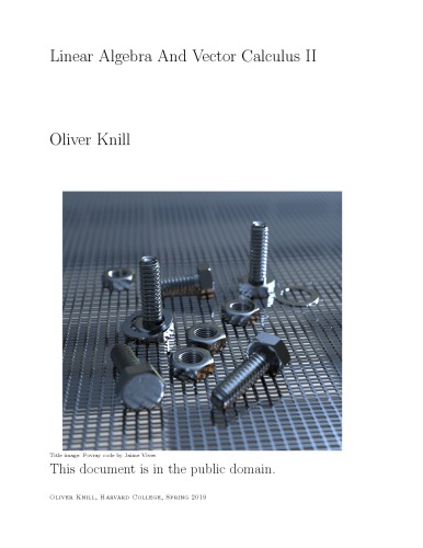 ﻿جبر خطی و حساب برداری