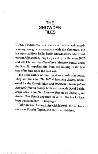 ﻿پرونده های اسنودن: داستان درونی تحت تعقیب ترین مرد جهان