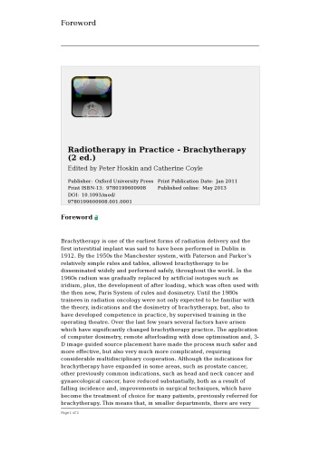 ﻿رادیوتراپی در عمل - براکی تراپی