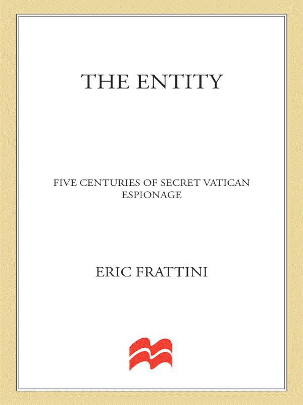 ﻿موجودیت: پنج قرن جاسوسی مخفی واتیکان