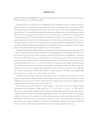 ﻿ترکیبات توپولوژیکی و جبری پوستهای کریستالی