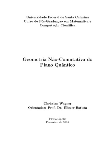 ﻿هندسه غیر تعویضی صفحه کوانتومی