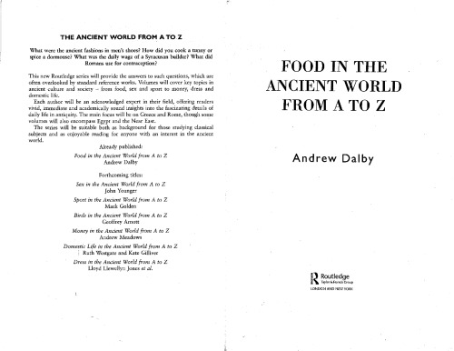 ﻿غذا در دنیای باستان از A تا Z