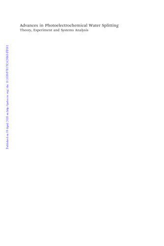 ﻿پیشرفت در تقسیم آب فوتوالکتروشیمیایی: تئوری، آزمایش و تجزیه و تحلیل سیستم ها