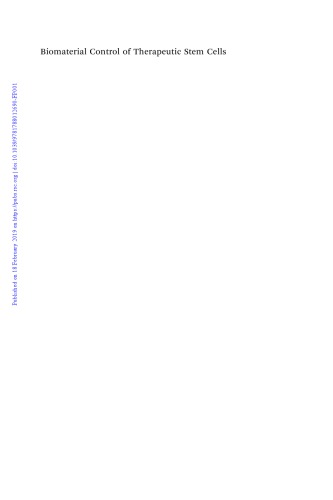 ﻿کنترل بیومتریال سلول های بنیادی درمانی