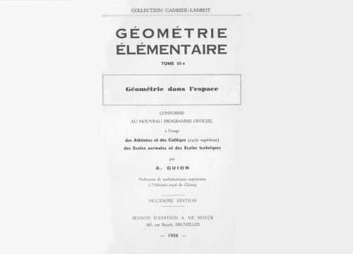 ﻿هندسه عناصر - حجم 3A - هندسه در فضا