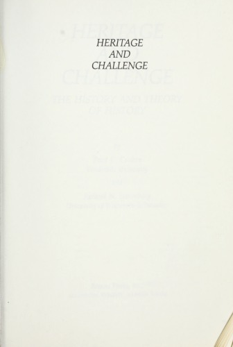 ﻿میراث و چالش: تاریخ و نظریه تاریخ