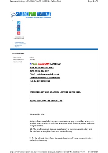 ﻿یادداشت های سامسون برای PLAB