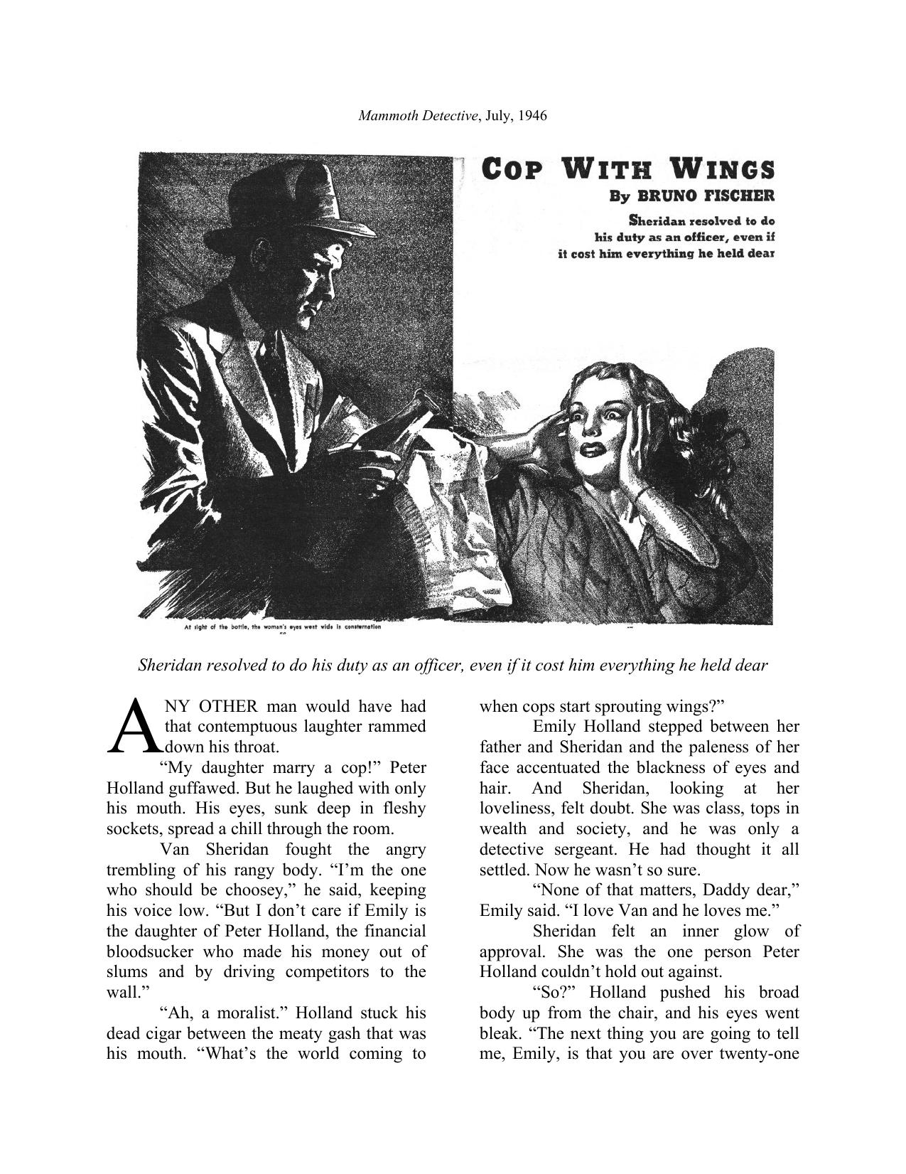 ﻿Cop with Wings اثر برونو فیشر