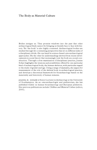 ﻿بدن به عنوان فرهنگ مادی: یک استئوباستان شناسی نظری