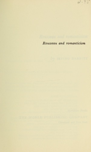 ﻿روسو و رمانتیسم