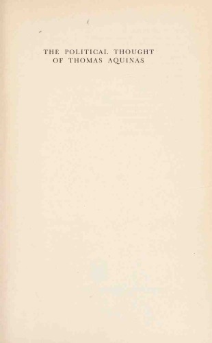 ﻿اندیشه سیاسی توماس آکوئیناس