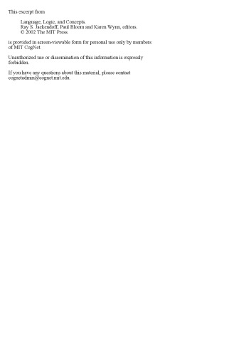 زبان، منطق و مفاهیم