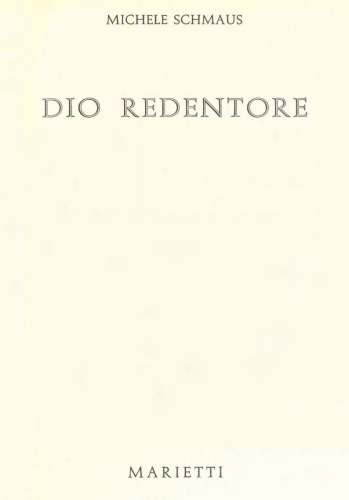 ﻿دگماتیک های کاتولیک. خدا بازخرید