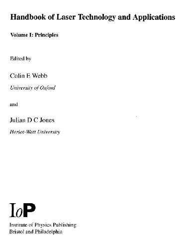 کتابچه راهنمای فناوری و برنامه های کاربردی لیزر
