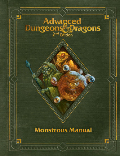 ﻿کتابچه راهنمای پیشرفته Dungeons & Dragons Monstrous Premium 2nd Edition Advanced Dungeons & Dragons Monstrous