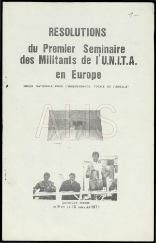 ﻿قطعنامه های اولین U.N.I.T.A. در اروپا