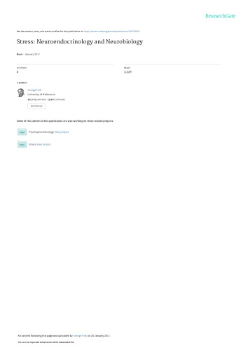 ﻿استرس: عصبی و عصب شناسی: کتاب استرس 
 97802802750