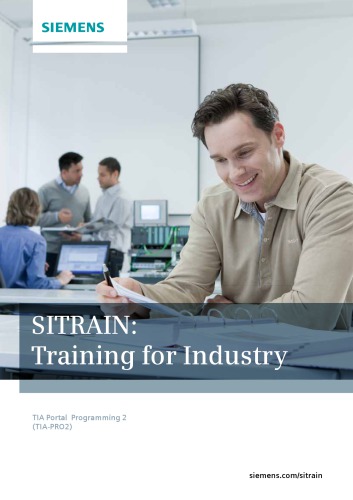 ﻿SIMATIC S7 TIA Portal Programming 2 Course TIA-PRO2