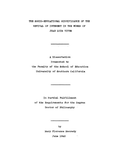 ﻿اهمیت اجتماعی و آموزشی احیای علاقه به آثار خوان لوئیس ویوز