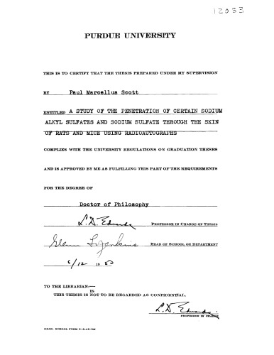 ﻿بررسی نفوذ برخی از آلکیل سولفات سدیم و سولفات سدیم از طریق پوست موش‌ها و موش‌ها با استفاده از عکس‌های رادیویی