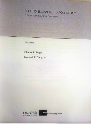 ﻿کتابچه راهنمای راه حل های شیمی فیزیکی