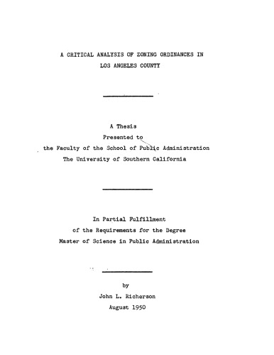 ﻿تحلیل انتقادی احکام منطقه بندی در شهرستان لس آنجلس