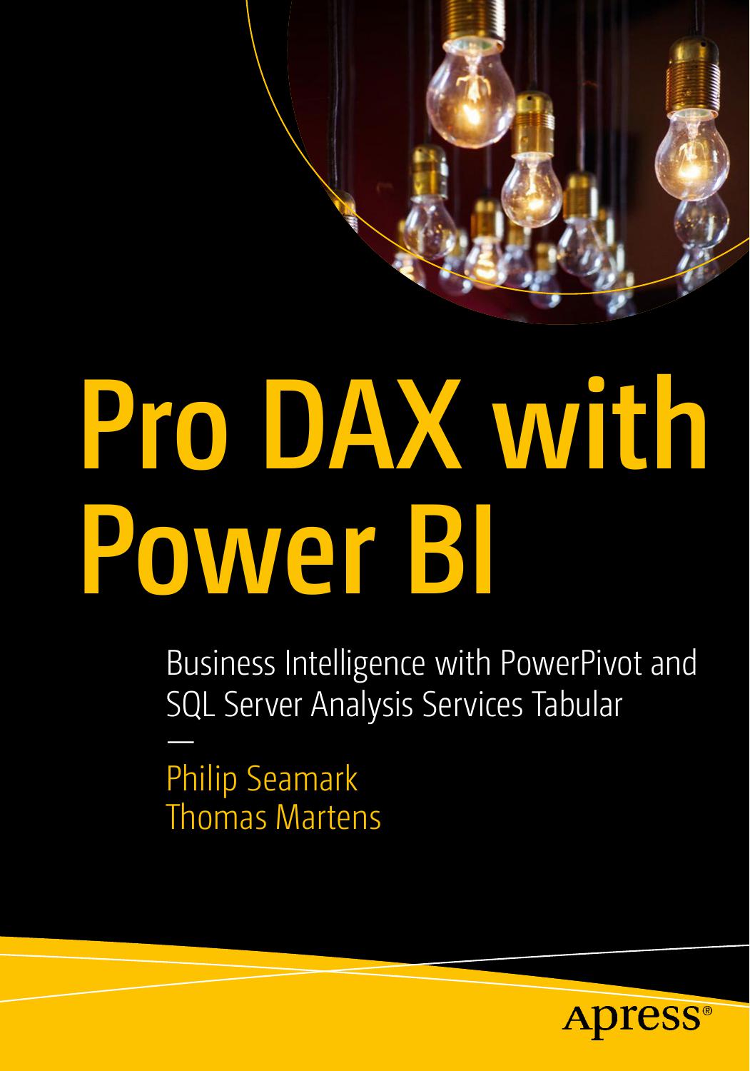 ﻿Pro Dax with Power Bi: Intelligence Business with Powerpivot و SQL Server Analysis Services به صورت جدول
