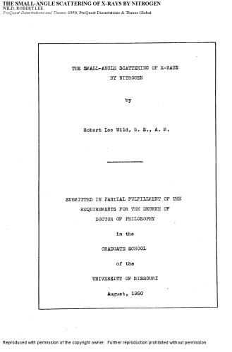 ﻿پراکندگی پرتوهای ایکس با زاویه کوچک توسط نیتروژن