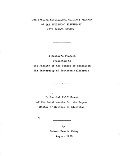 ﻿برنامه ویژه راهنمایی آموزشی سیستم مدارس ابتدایی شهر اینگلوود