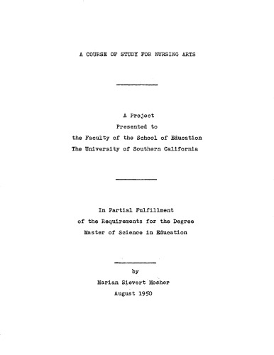 ﻿دوره تحصیلی برای هنر پرستاری