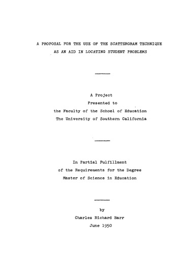 ﻿پیشنهادی برای استفاده از تکنیک پراکندگی به عنوان کمکی در مکان یابی مشکلات دانش آموزان