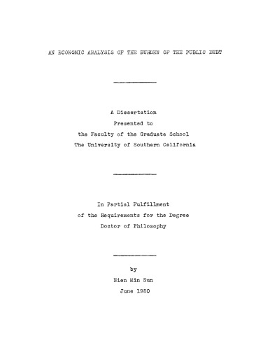 ﻿تحلیل اقتصادی بار بدهی عمومی