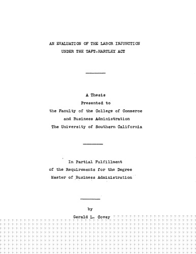 ﻿ارزیابی حکم کار تحت قانون تفت-هارتلی