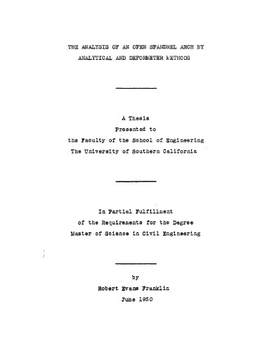 ﻿تجزیه و تحلیل قوس اسپندل باز با روش های تحلیلی و تغییر شکل