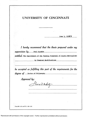 ﻿بهبود پتانسیل دباغی مشتقات لیگنین با اصلاحات شیمیایی